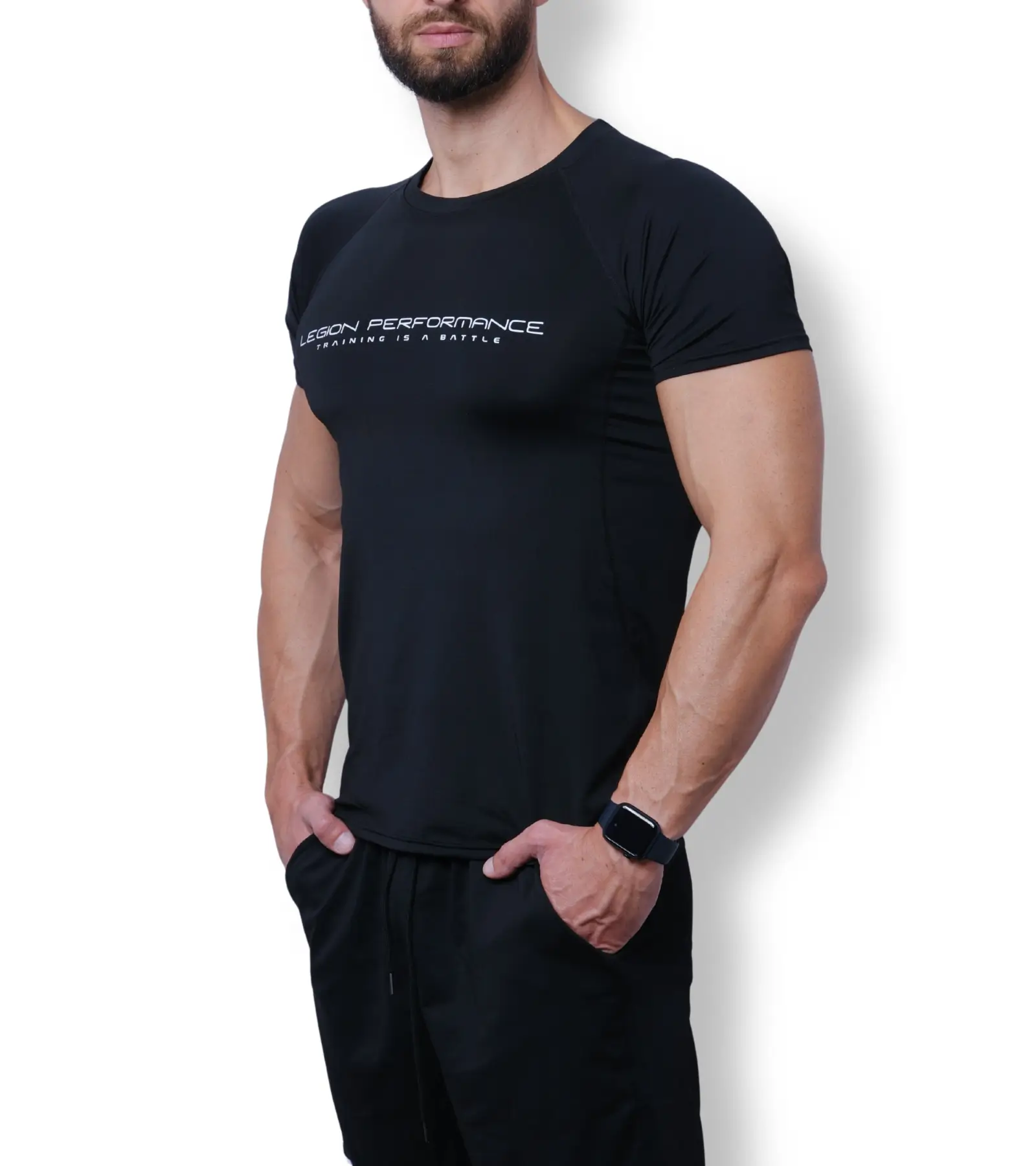 MAGLIETTA TRAINING COMPRESSION BASIC NERA