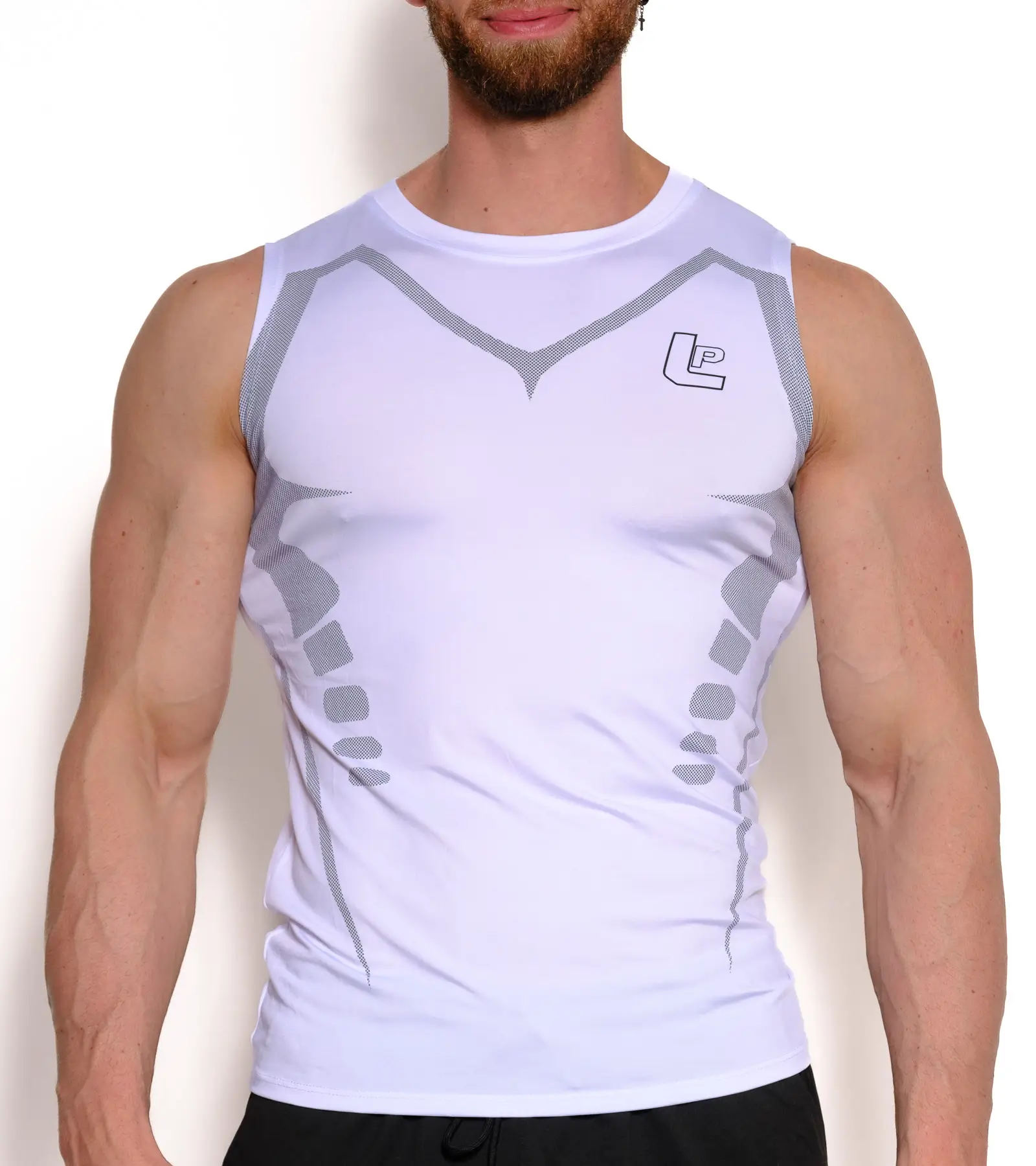 CANOTTIERA ARMOR COMPRESSION BIANCA