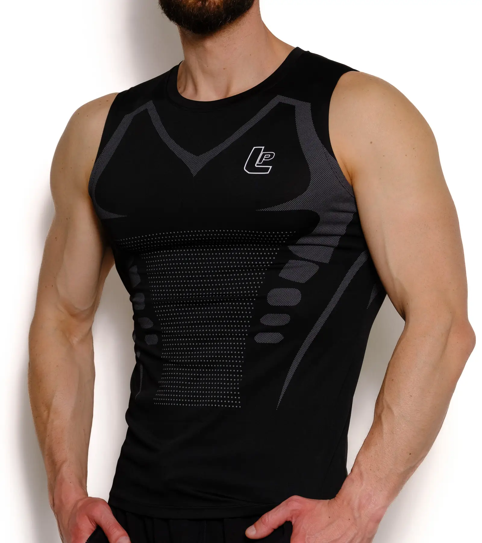 CANOTTIERA ARMOR COMPRESSION NERA 2