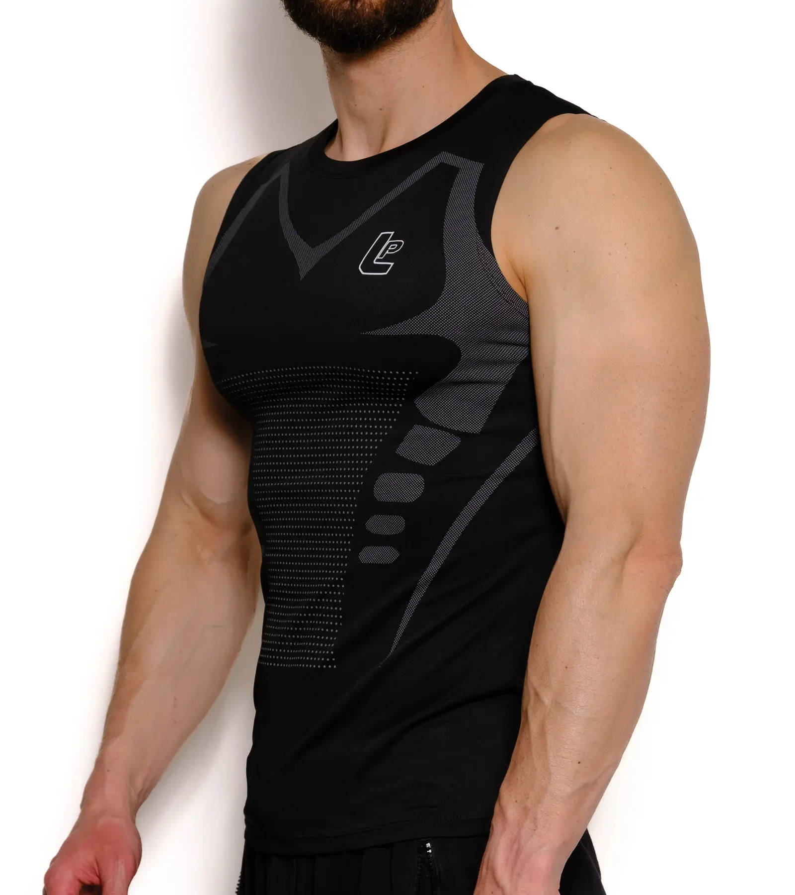 CANOTTIERA ARMOR COMPRESSION NERA 3