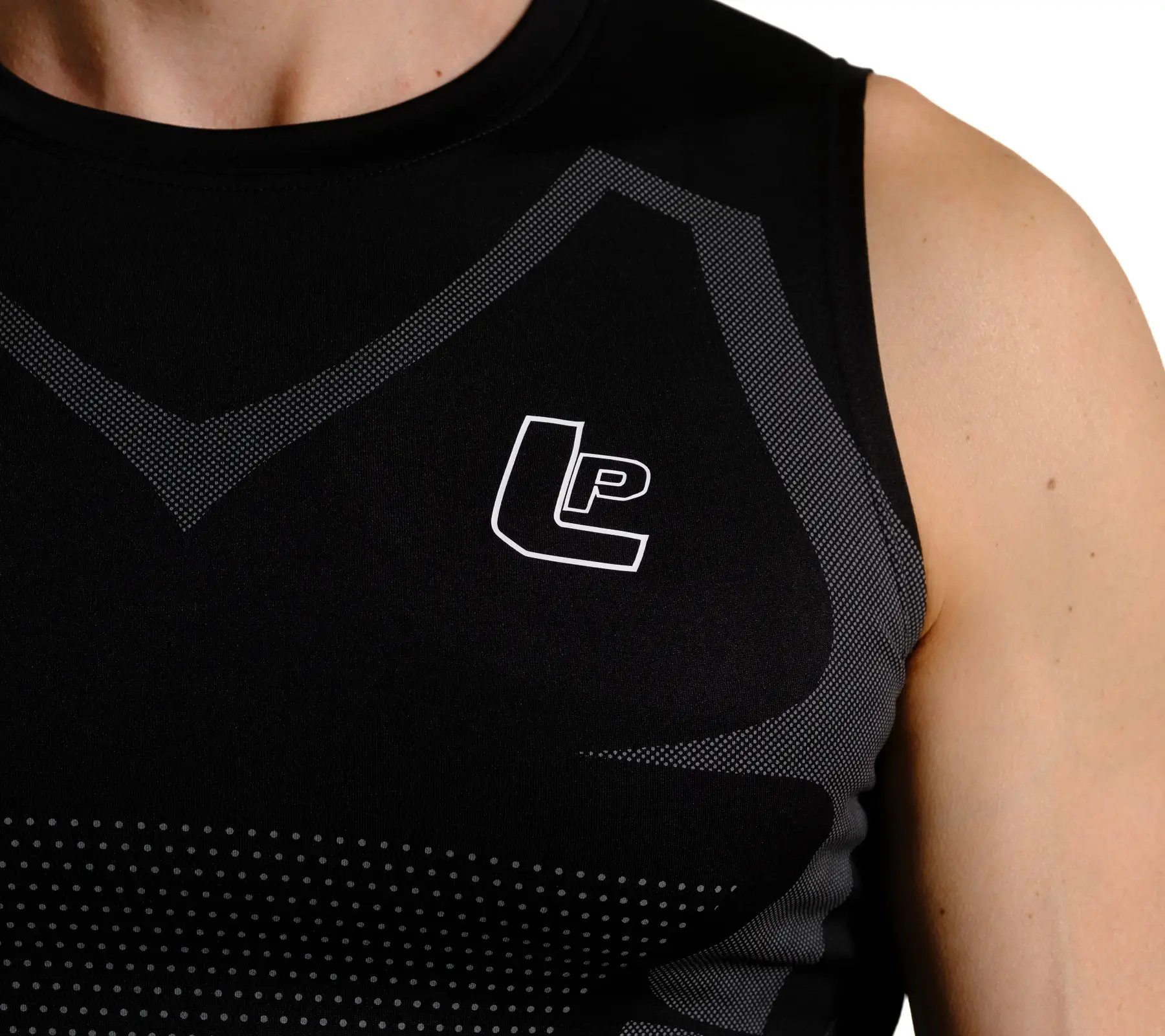 CANOTTIERA ARMOR COMPRESSION NERA PETTO