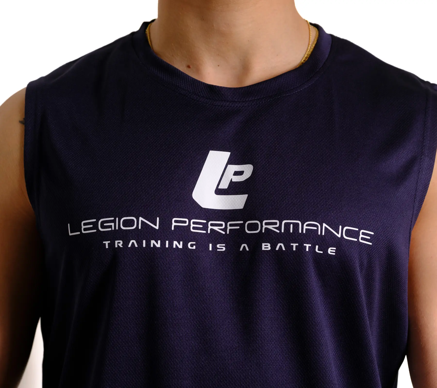 CANOTTIERA BLUE NAVY PETTO