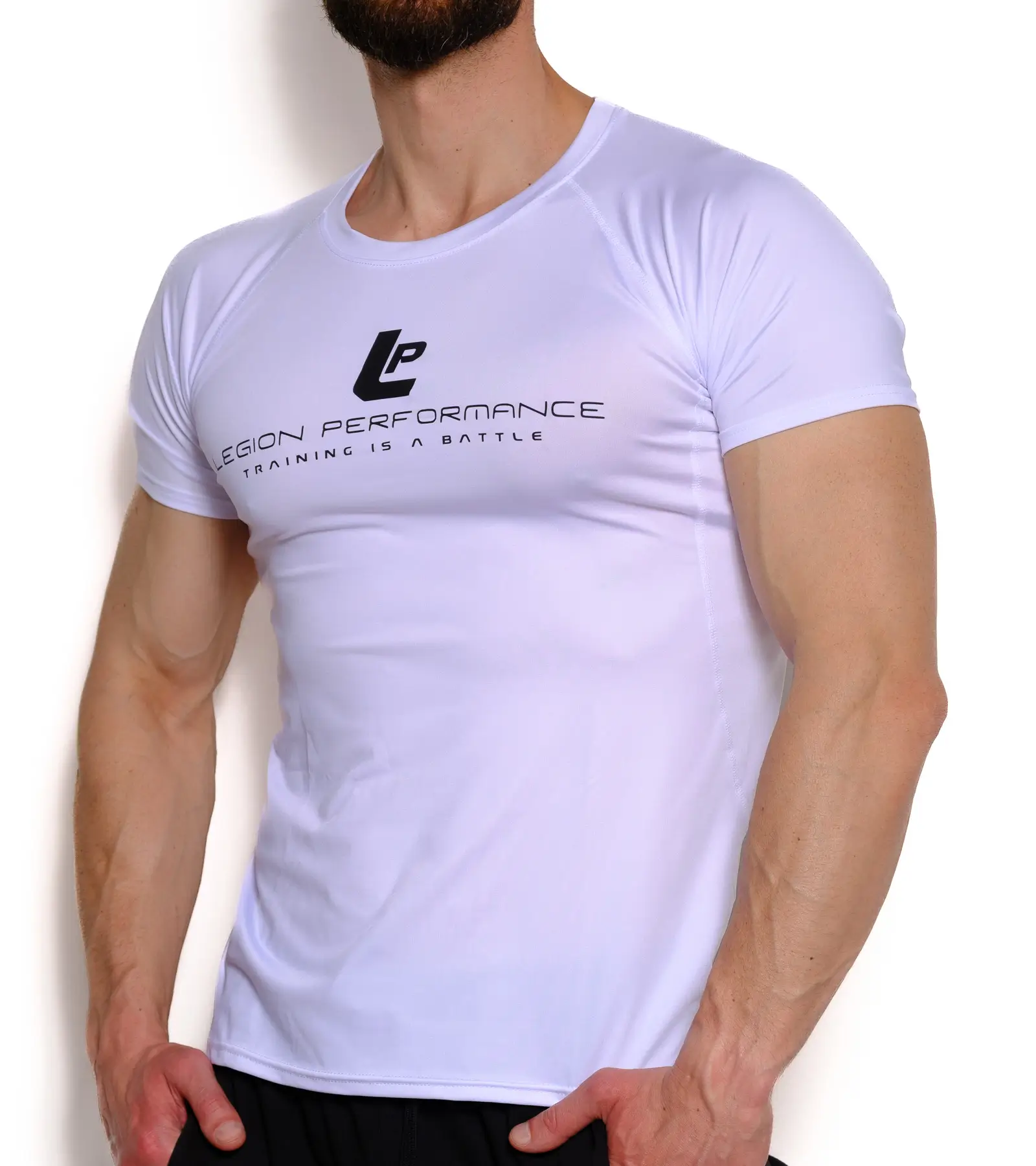 MAGLIETTA TRAINING COMPRESSION BIANCA