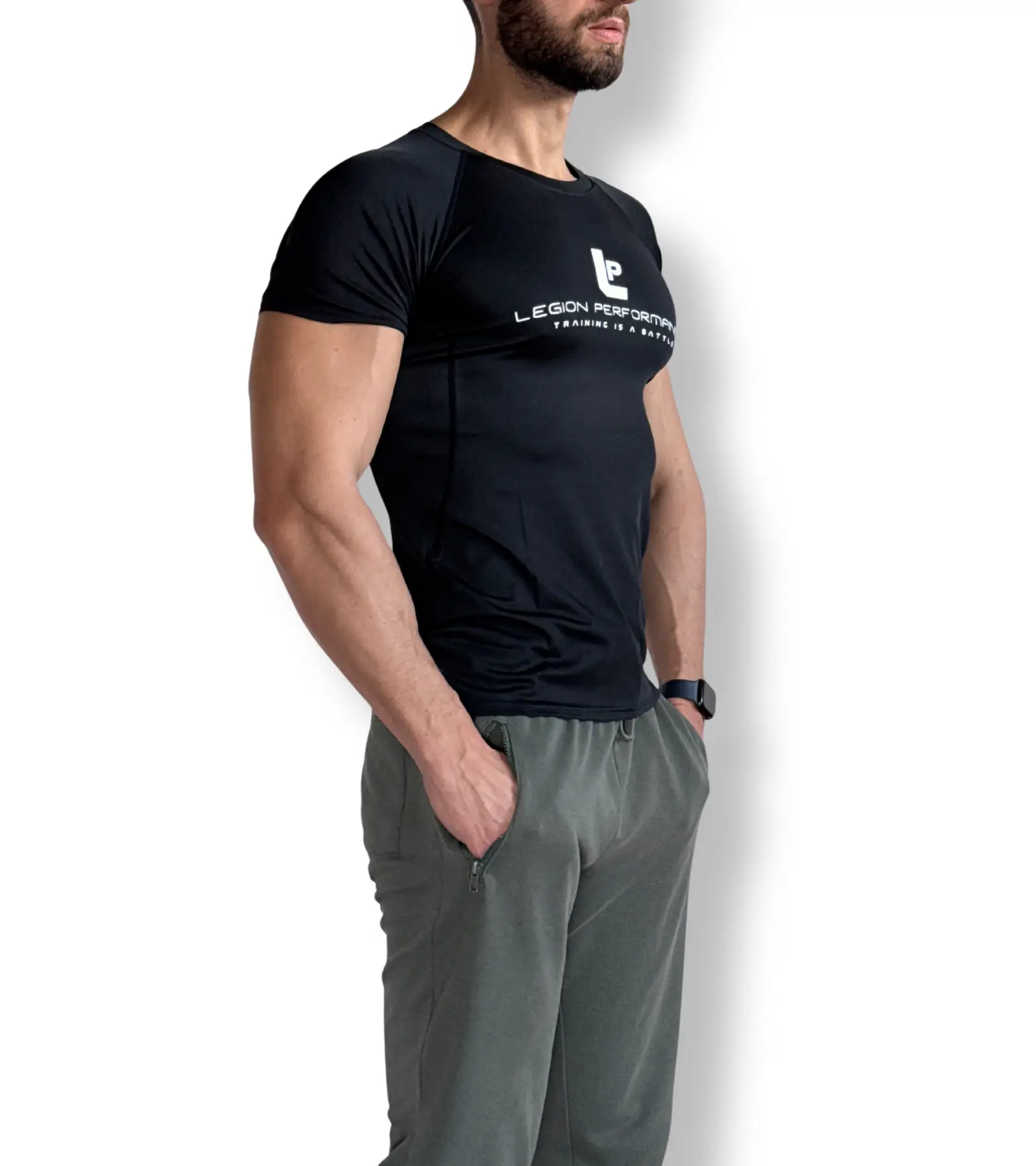 MAGLIETTA TRAINING COMPRESSION NERA 1